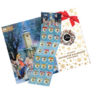 Leros Bylinný adventní kalendář s betlémem 24 sáčků