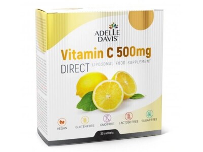 Adelle Davis Vitamin C 500 mg DIRECT 30x3,2 g Adelle Davis Vitamin C 500 mg DIRECT 30x3,2 g