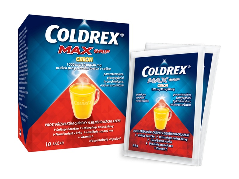 Coldrex MaxGrip citron 10 sáčků