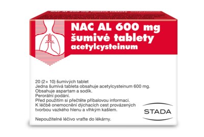 NAC AL 600 mg 20 šumivých tablet