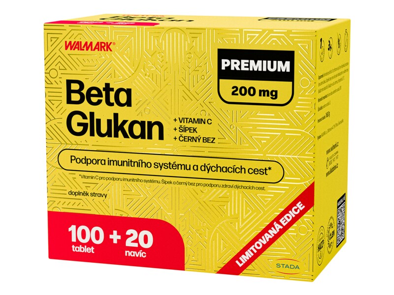 Walmark Beta Glukan 200 mg 100+20 tablet NAVÍC