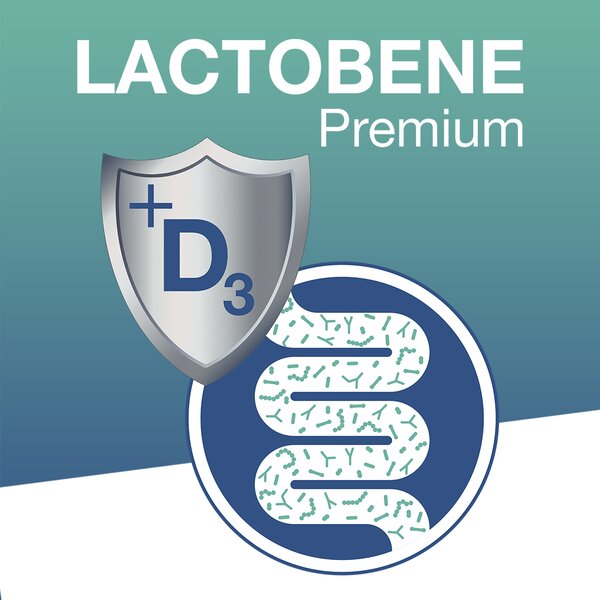Lactobene Premium probiotika s vitaminem D3 30 kapslí Lactobene Premium probiotika s vitaminem D3 30 kapslí