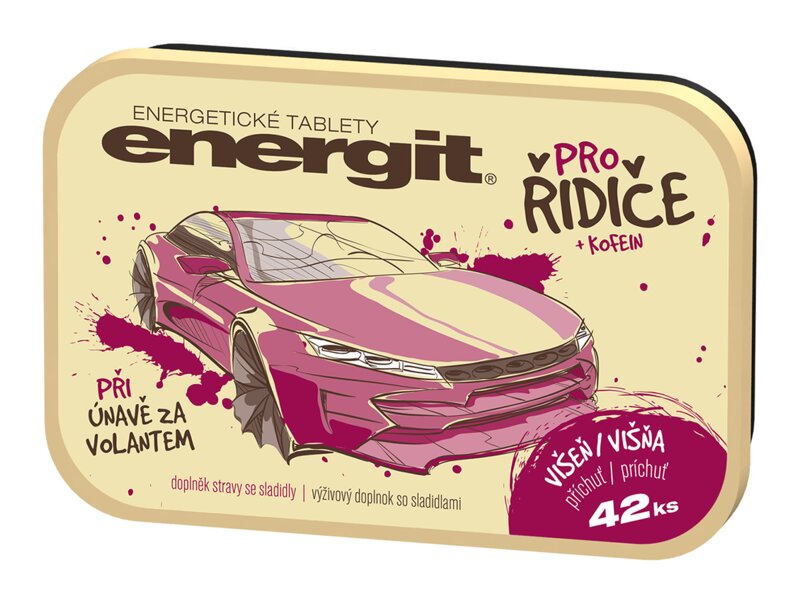 Energit Pro řidiče - višeň 42 tablet