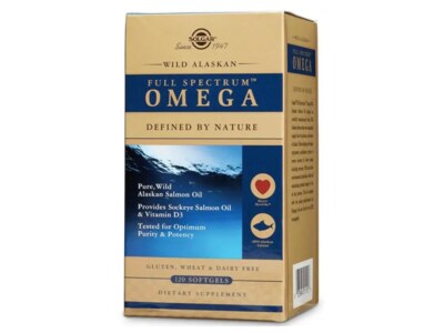 Solgar Full Spectrum Omega Salmon oil 120 kapslí