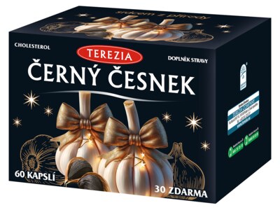 Terezia Černý česnek 60+30 kapslí Terezia Černý česnek 60+30 kapslí