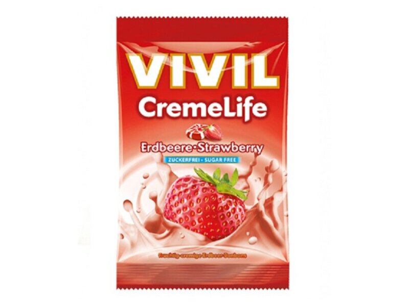 Vivil CremeLife Jahoda bez cukru 60 g