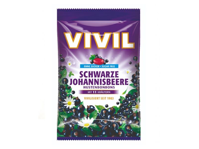 Vivil Černý rybíz+11 bylin bez cukru 60 g