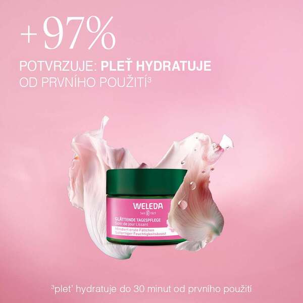 Weleda Rozjasňující denní krém Divoká růže a bílý čaj BIO 40 ml