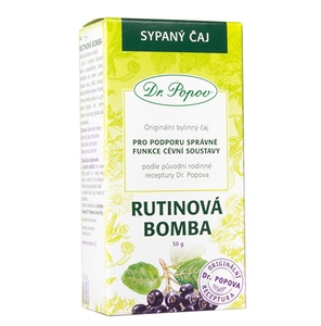 Dr. Popov Čaj Rutinová bomba 50 g Dr. Popov Čaj Rutinová bomba 50 g