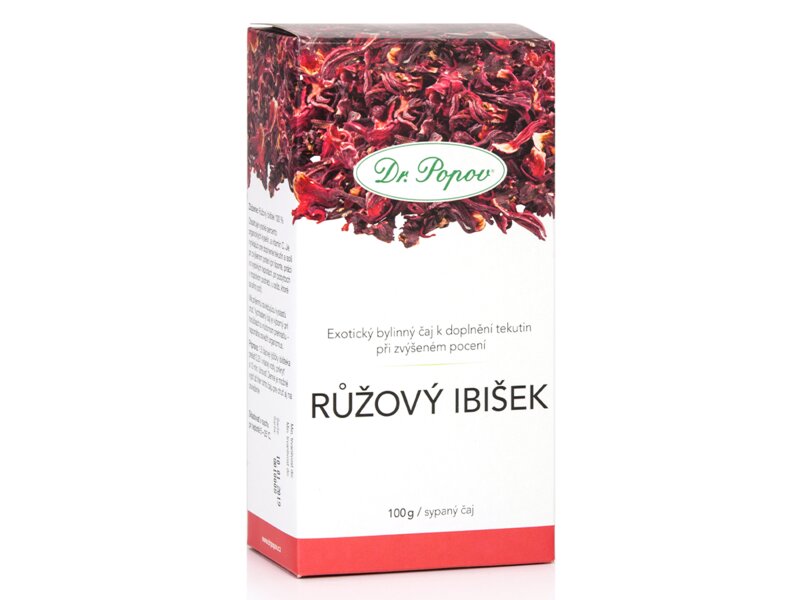 Dr. Popov Čaj Růžový ibišek 100 g