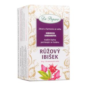 Dr. Popov Čaj Růžový ibišek nálevové sáčky 20x1,5 g Dr. Popov Čaj Růžový ibišek nálevové sáčky 20x1,5 g