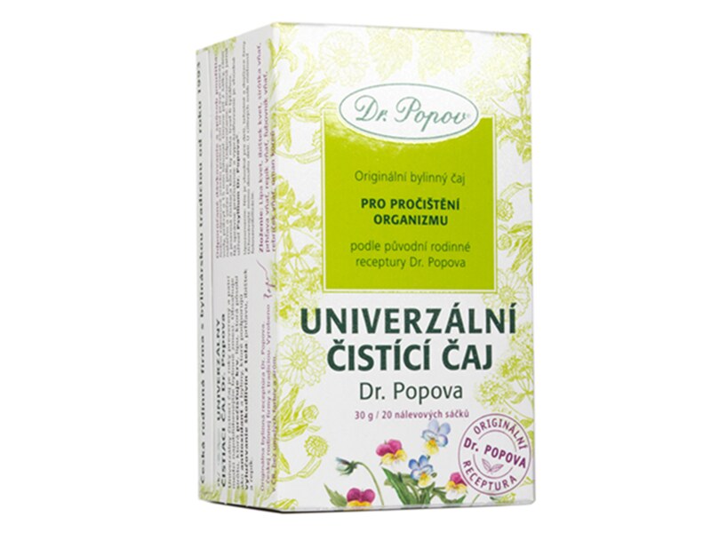 Dr. Popov Čaj Univerzální čisticí nálevové sáčky 20x1,5 g