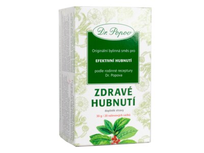 Dr. Popov Čaj Zdravé hubnutí nálevové sáčky 20x1,5 g Dr. Popov Čaj Zdravé hubnutí nálevové sáčky 20x1,5 g