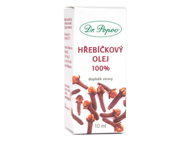 Dr. Popov Hřebíčkový olej 100% 10 ml