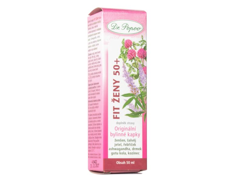 Dr. Popov Kapky bylinné Fit Muži 50+ 50 ml