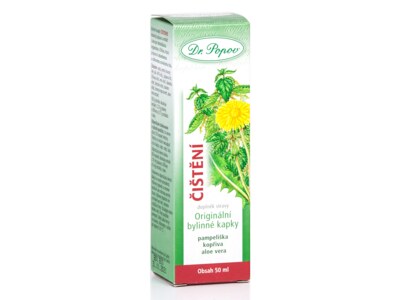 Dr. Popov Kapky bylinné Čištění 50 ml