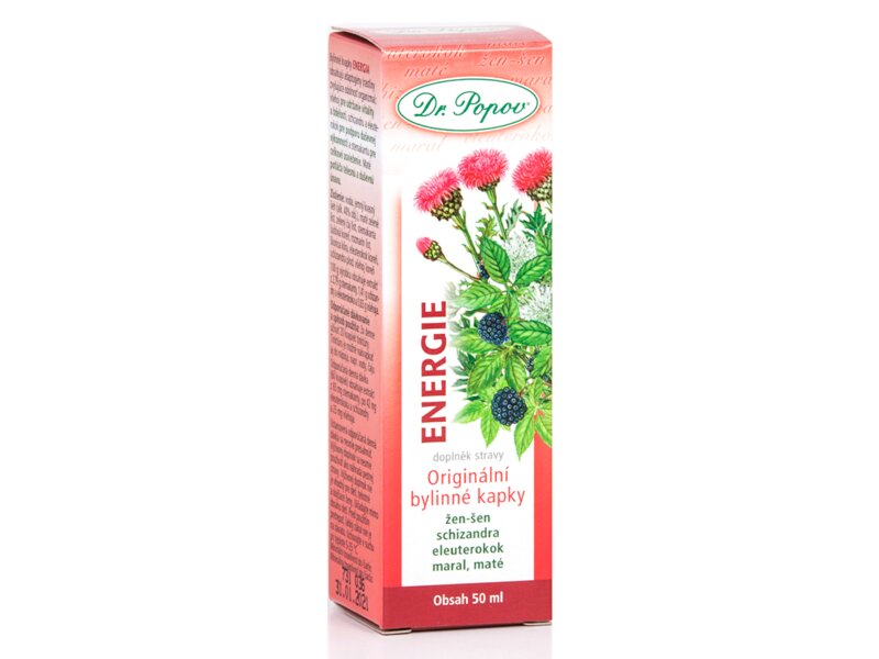 Dr. Popov Kapky bylinné Energie 50 ml