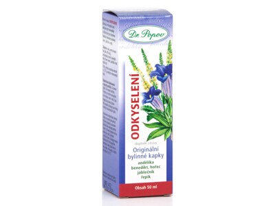 Dr. Popov Kapky bylinné Odkyselení 50 ml