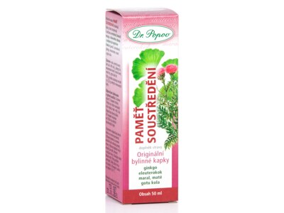 Dr. Popov Kapky bylinné Paměť-soustředění 50 ml Dr. Popov Kapky bylinné Paměť-soustředění 50 ml