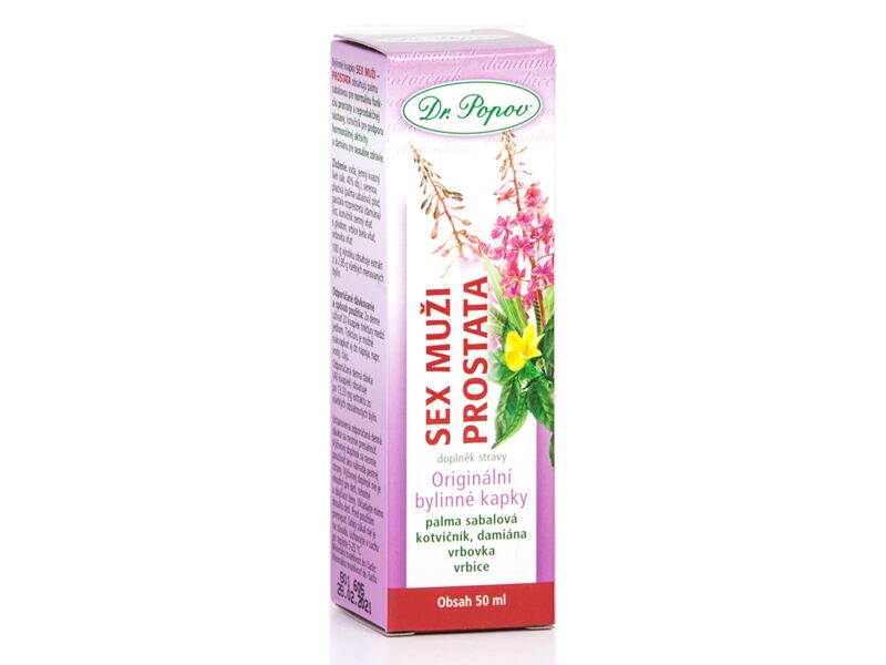 Dr. Popov Kapky bylinné Sex Muži-prostata 50 ml