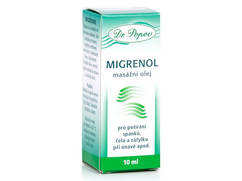 Dr. Popov Migrenol masážní olej 10 g Dr. Popov Migrenol masážní olej 10 g
