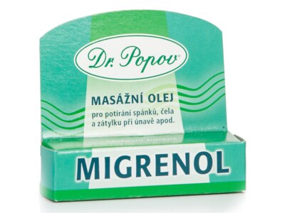 Dr. Popov Migrenol masážní olej roll-on 6 ml