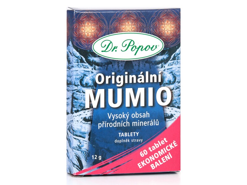Dr. Popov Mumio 200 mg 60 tablet Dr. Popov Mumio 200 mg 60 tablet