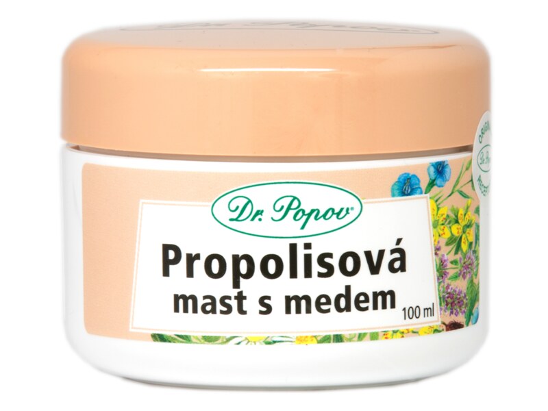Dr. Popov Propolisová mast s medem 100 ml