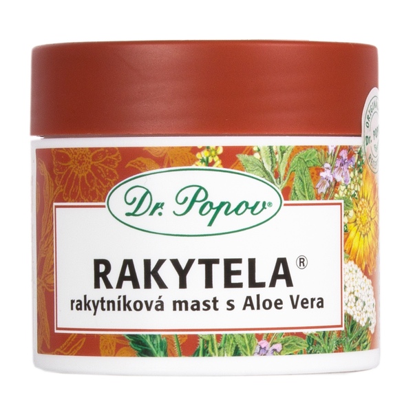 Dr. Popov Rakytela rakytníková mast s aloe vera 50 ml Dr. Popov Rakytela rakytníková mast s aloe vera 50 ml