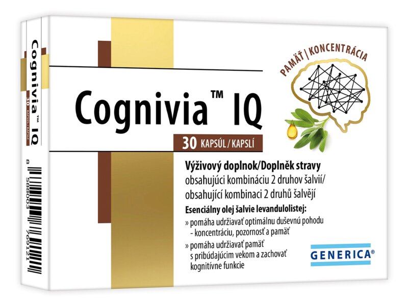Cognivia IQ Generica 30 kapslí