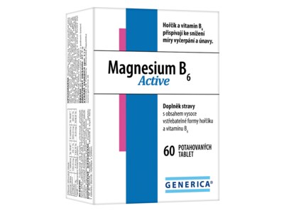Magnesium B6 Active Generica 60 tablet