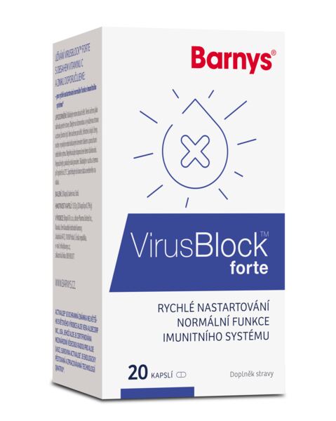 Barnys VirusBlock Forte 20 kapslí Barnys VirusBlock Forte 20 kapslí