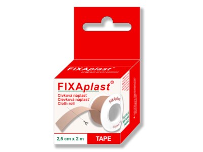 Fixaplast náplast cívka 2,5 cm x 2 m 1 ks Fixaplast náplast cívka 2,5 cm x 2 m 1 ks