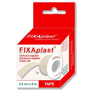 Fixaplast náplast cívka 2,5 cm x 5 m 1 ks