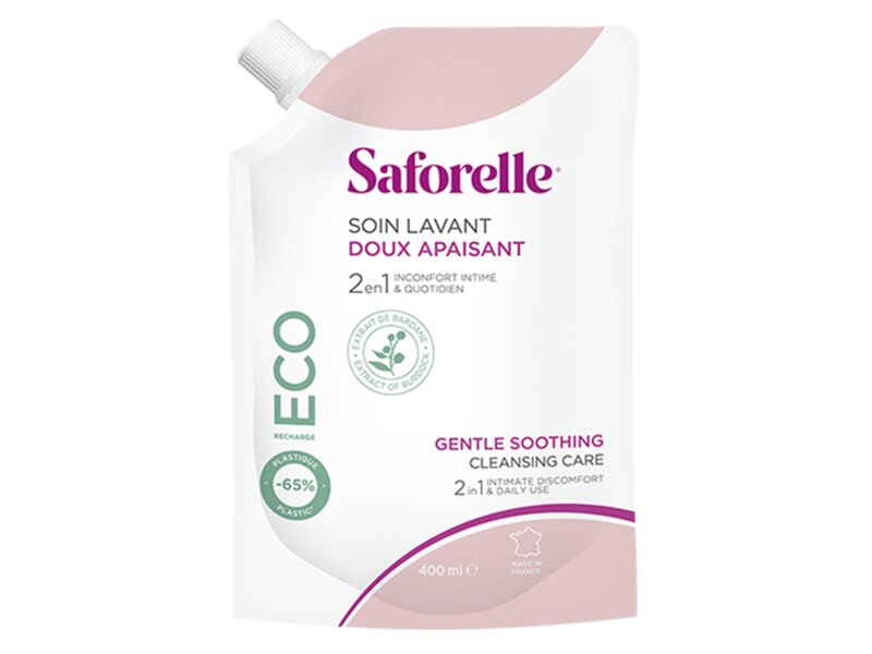 Saforelle jemný mycí gel 400 ml ECO pack