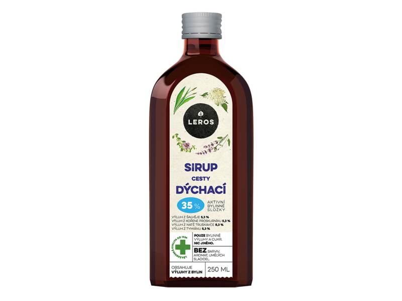 Leros Sirup Cesty dýchací 250 ml