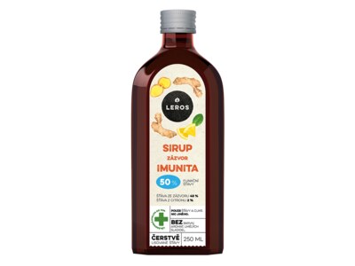 Leros Sirup Imunita zázvor 250 ml