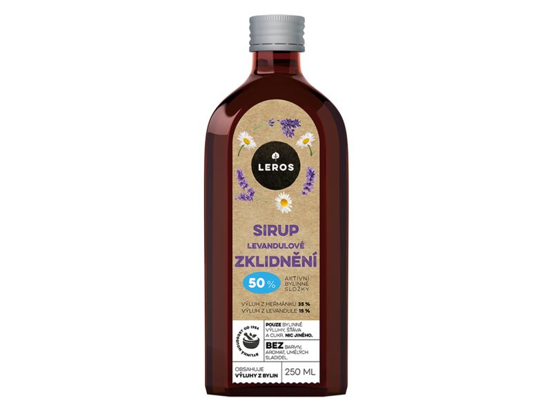 Leros Sirup Levandulové zklidnění 250 ml
