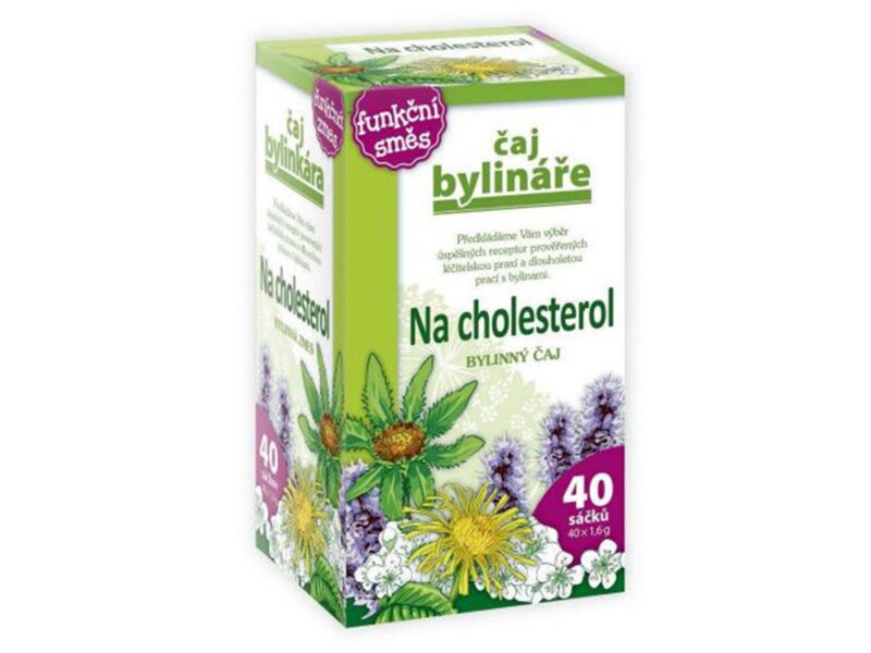 Čaj Bylináře Na cholesterol nálevové sáčky 40x1,6 g