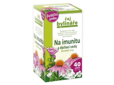 Čaj Bylináře Na imunitu a dýchací cesty nálevové sáčky 40x1,6 g