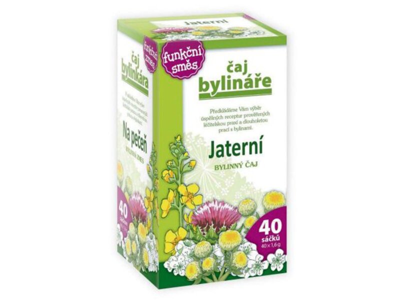 Čaj Bylináře Jaterní bylinný čaj nálevové sáčky 40x1,6 g