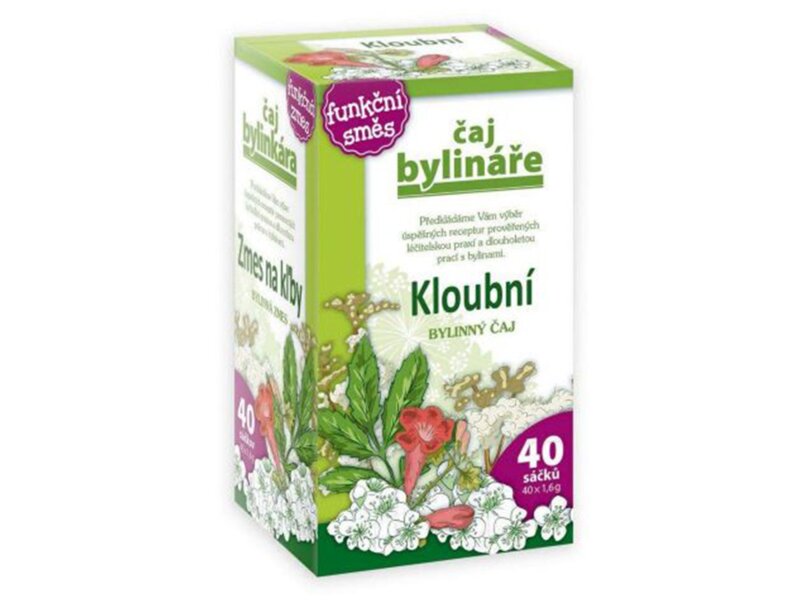 Čaj Bylináře Kloubní bylinný čaj nálevové sáčky 40x1,6 g