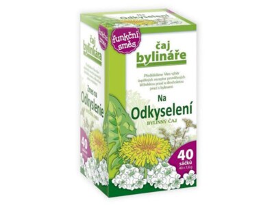 Čaj Bylináře Na odkyselení nálevové sáčky 40x1,6 g Čaj Bylináře Na odkyselení nálevové sáčky 40x1,6 g