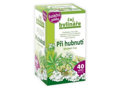 Čaj Bylináře Při hubnutí nálevové sáčky 40x1,6 g Čaj Bylináře Při hubnutí nálevové sáčky 40x1,6 g