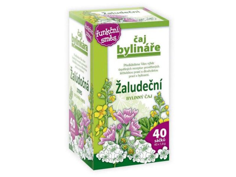 Čaj Bylináře Žaludeční bylinný čaj nálevové sáčky 40x1,6 g