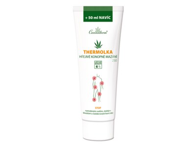 Cannaderm Thermolka hřejivé konopné mazání 250 ml Cannaderm Thermolka hřejivé konopné mazání 250 ml
