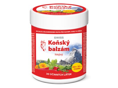 Koňský balzám SWISS hřejivý 250+50 ml Koňský balzám SWISS hřejivý 250+50 ml