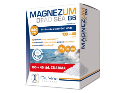 Magnezum Dead Sea DaVinci Academia 100+40 tablet