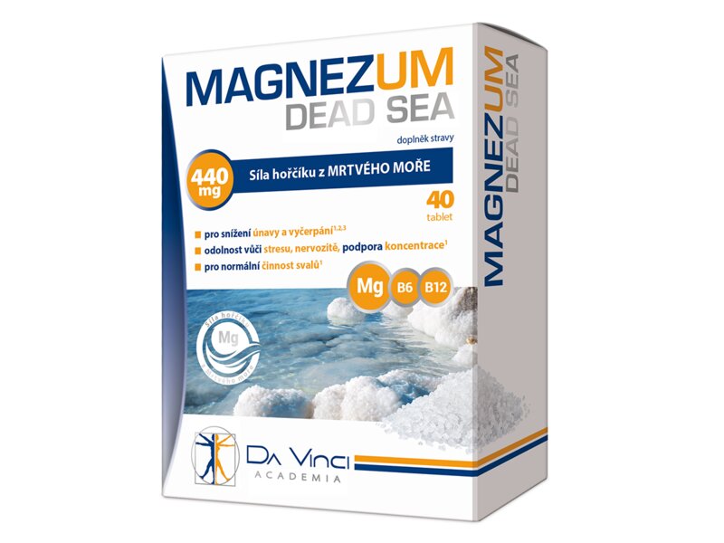 Magnezum Dead Sea DaVinci Academia 40 tablet