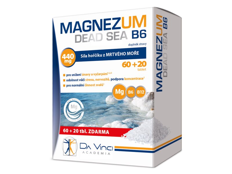 Magnezum Dead Sea DaVinci Academia 80 tablet
